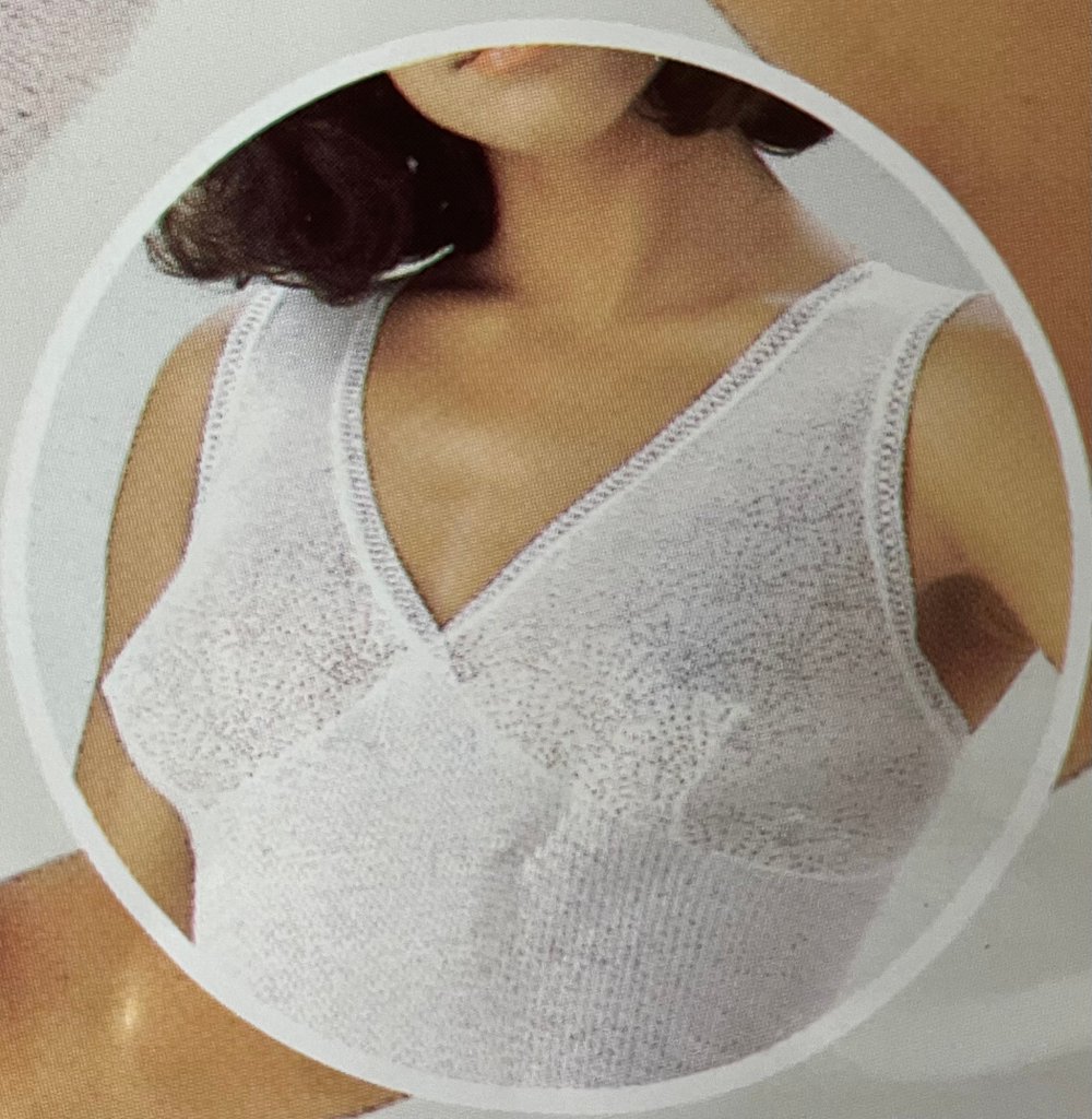 127 CANOTTA SPALLA LARGA DONNA COTONE COSTINA HENRI