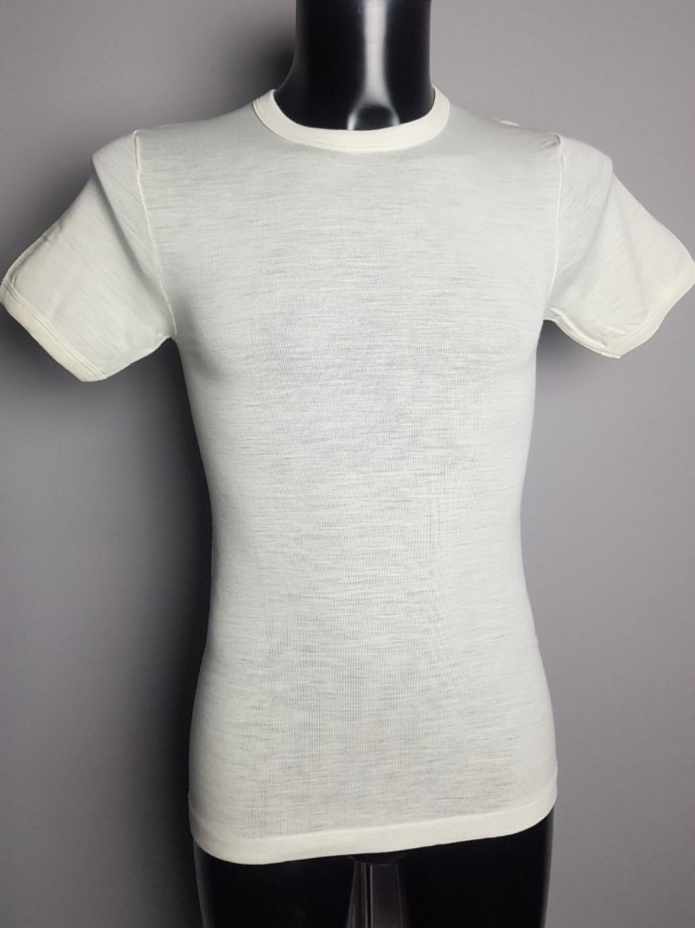 319 MAGLIA UOMO MANICA CORTA MISTO LANA UOMO HENRI