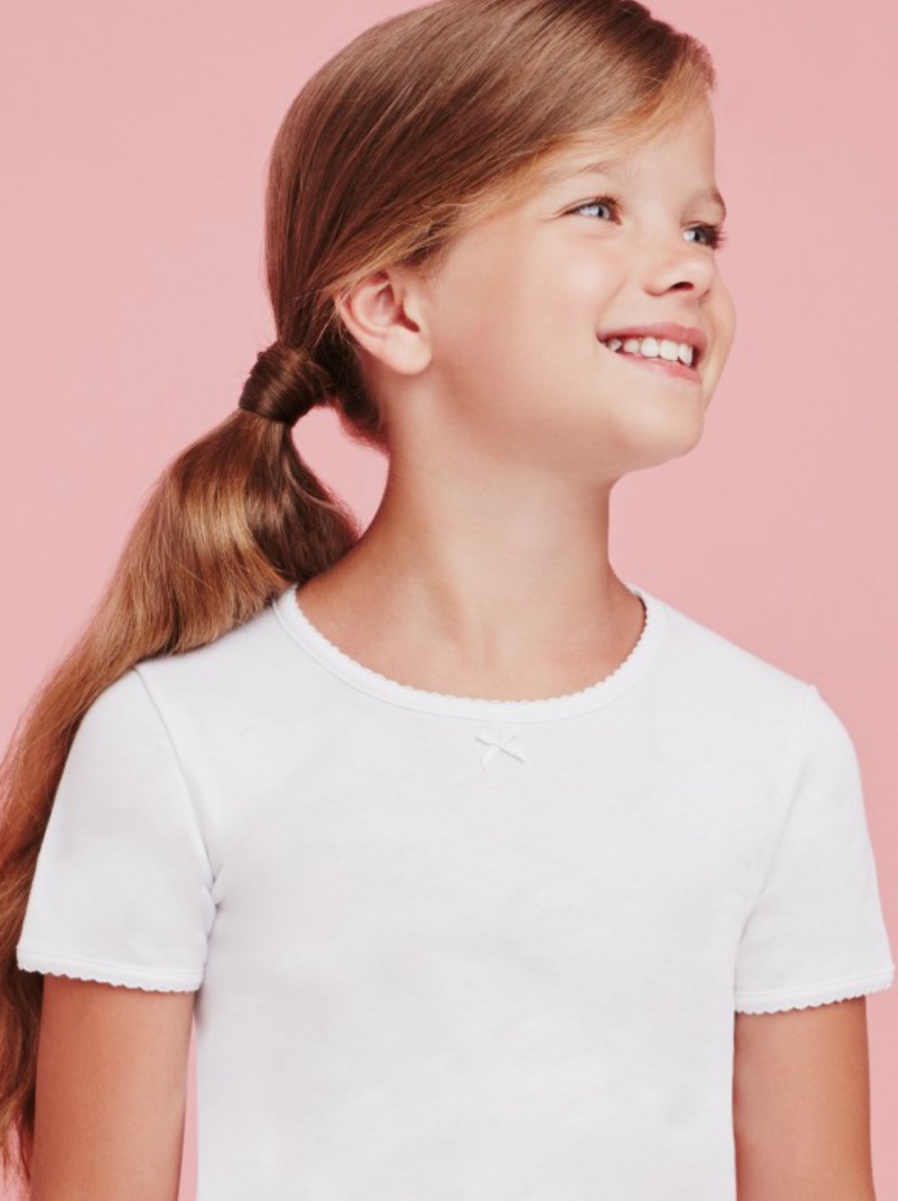 BA651 MANICA CORTA BAMBINA CALDO COTONE ELLEPI