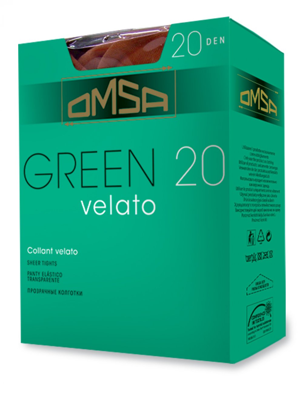 GREEN COLLANT 20 DEN VELATO OMSA