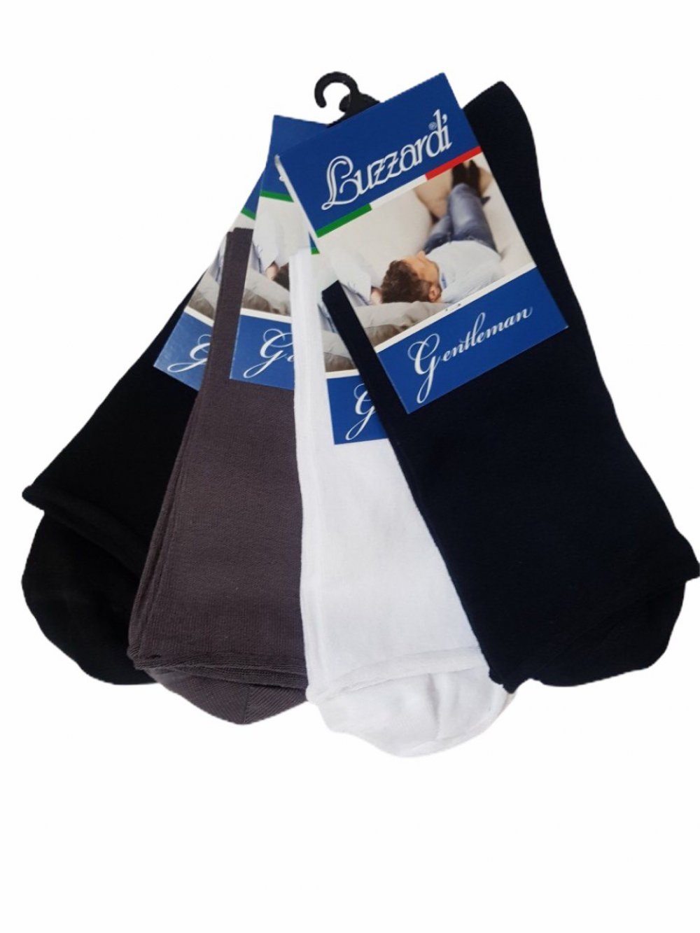 ROTOLINO CALZA CORTA UOMO SENZA ELASTICO LUZZARDI