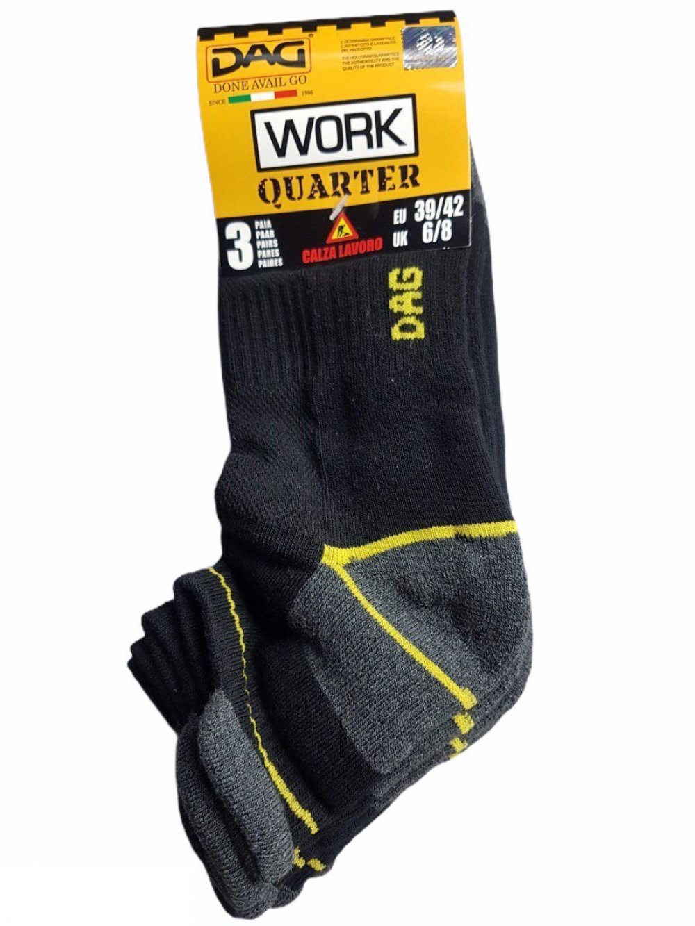 Work Quarter Antinfortunistica Uomo Dag 3 Paia